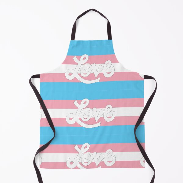 Item preview, Transgender pride flag with white Love text designed and sold by AngelDawnDesign.