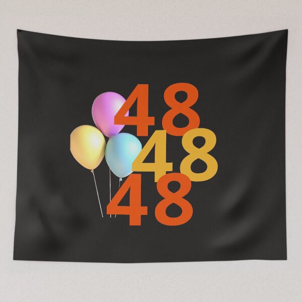 Item preview, 48 YEARS AWESOME designed and sold by starfishstuff.