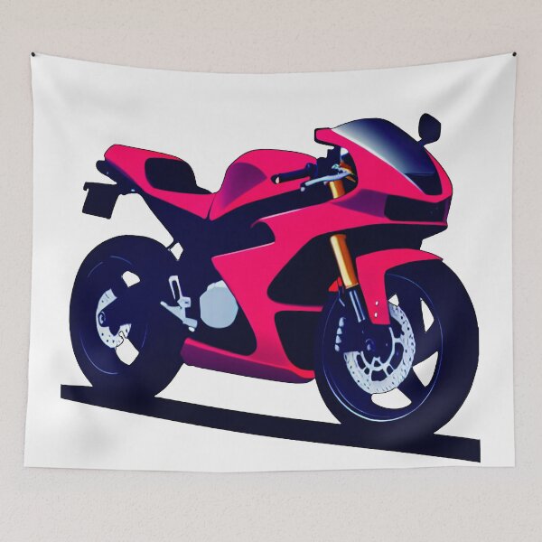 Item preview, Red CBR Sportbike Sticker designed and sold by BAYFAIRE.