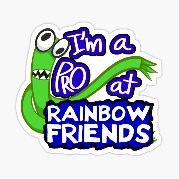 Blue Rainbow friends sticker Sticker by SebasthianStore