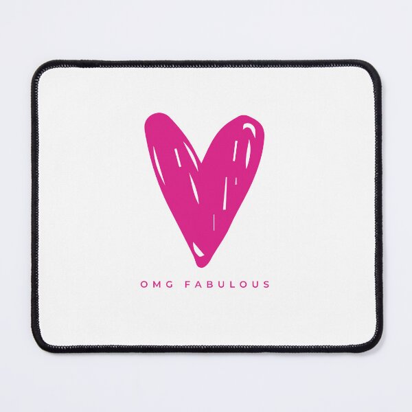 Artikelvorschau, Rosa OMG fabelhaftes Herz entworfen und verkauft von OMGFABULOUS.
