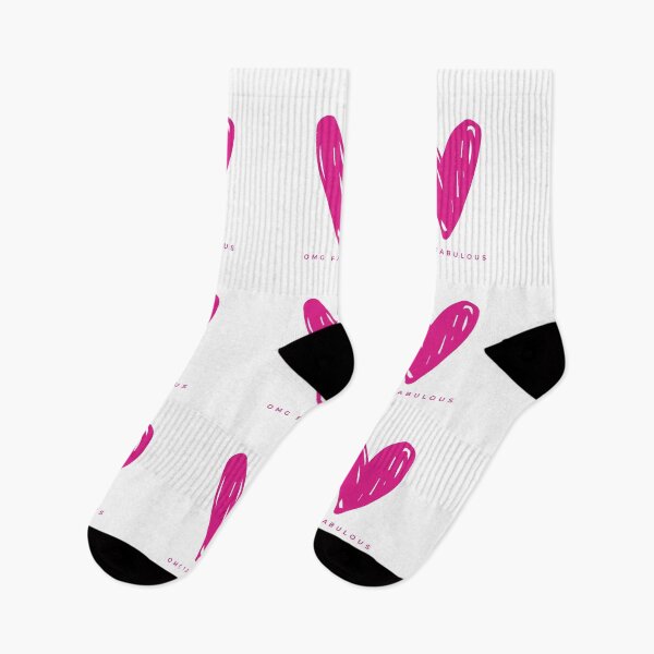 Artikelvorschau, Rosa OMG fabelhaftes Herz entworfen und verkauft von OMGFABULOUS.