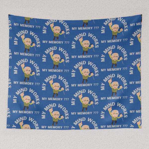 Item preview, Old Person My Mind Works My Memory??? funny aging parent design for those with poor memory or forgetfullness designed and sold by tranquilbeach.