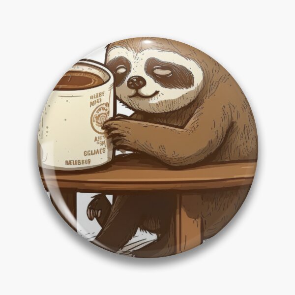 Item preview, Feeling Slothee Need More Coffee designed and sold by TheBaconStudio.