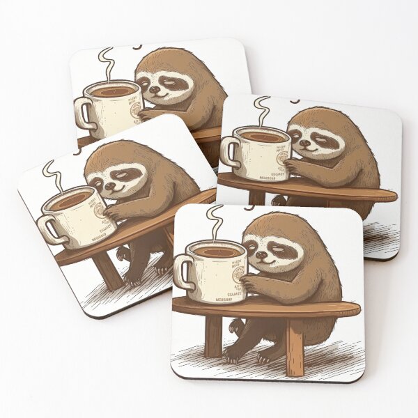 Item preview, Feeling Slothee Need More Coffee designed and sold by TheBaconStudio.