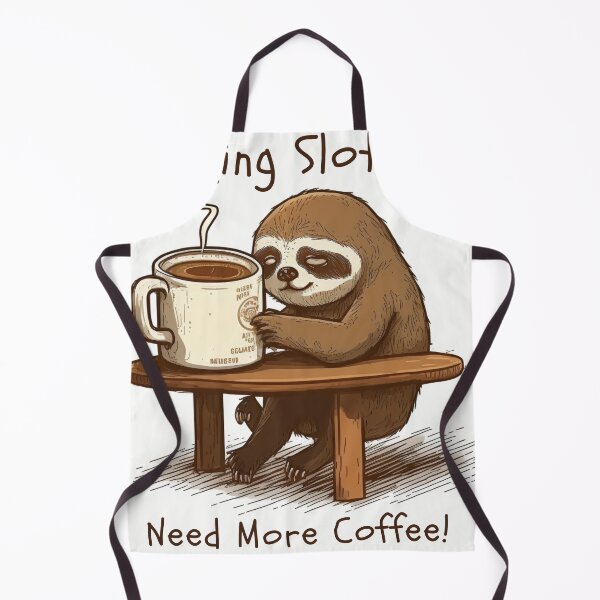 Item preview, Feeling Slothee Need More Coffee designed and sold by TheBaconStudio.