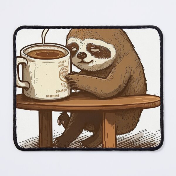 Item preview, Feeling Slothee Need More Coffee designed and sold by TheBaconStudio.