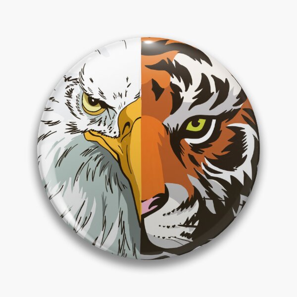 Item preview, Tiger and eagle designed and sold by ShanusAdele.