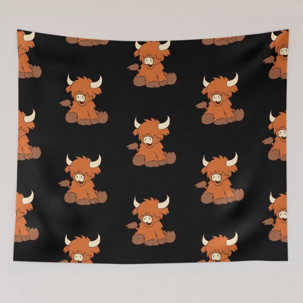 Item preview, Scottish highland cattle - little cute calf designed and sold by Mohja-Design.