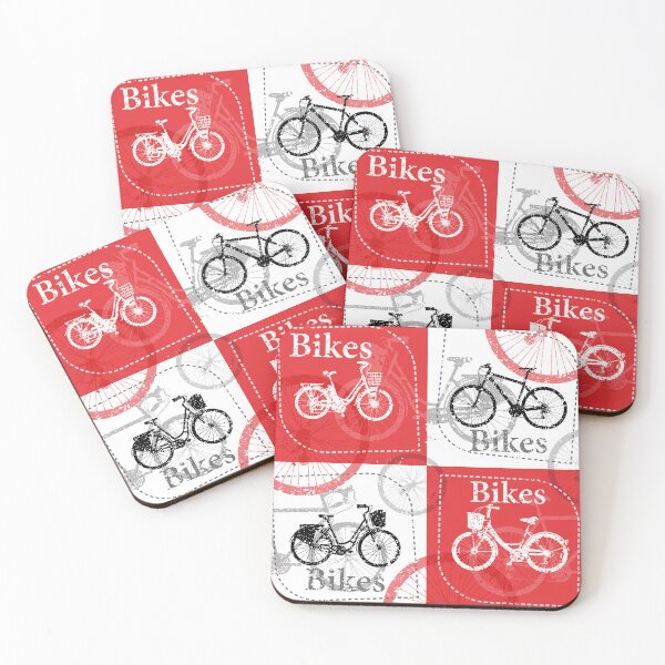 Item preview, Bicycle design in red designed and sold by TUNARTE.