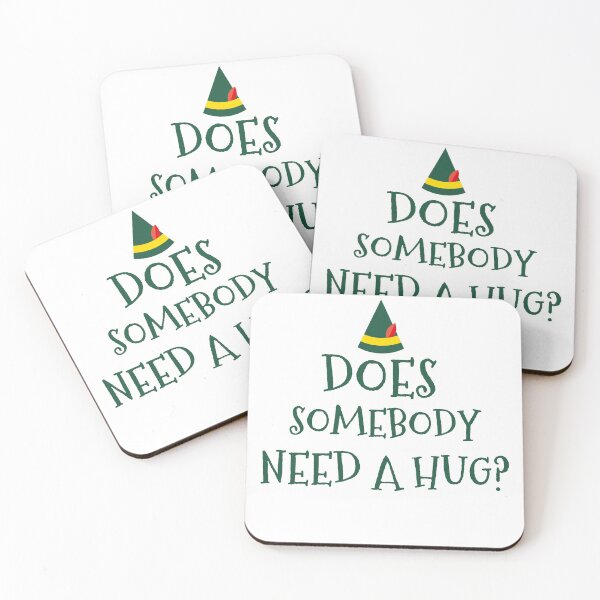 Item preview, does somebody need a hug?,elf movie quote,christmas designed and sold by cutedream.