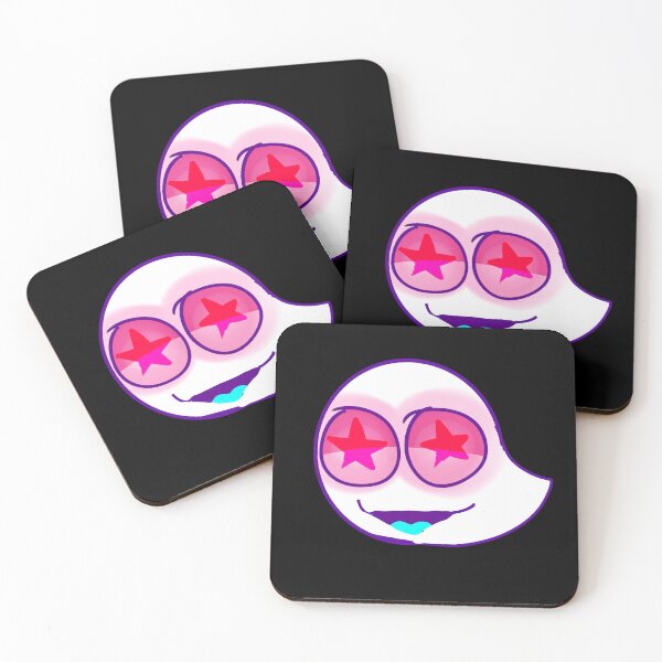 Item preview, Cute Ghost with Pink Eyes <3 designed and sold by Wolfytheshadow.