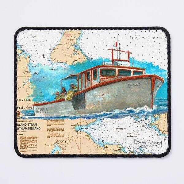 Item preview, Lobster fishing on the northumberland strait designed and sold by wenzlr.