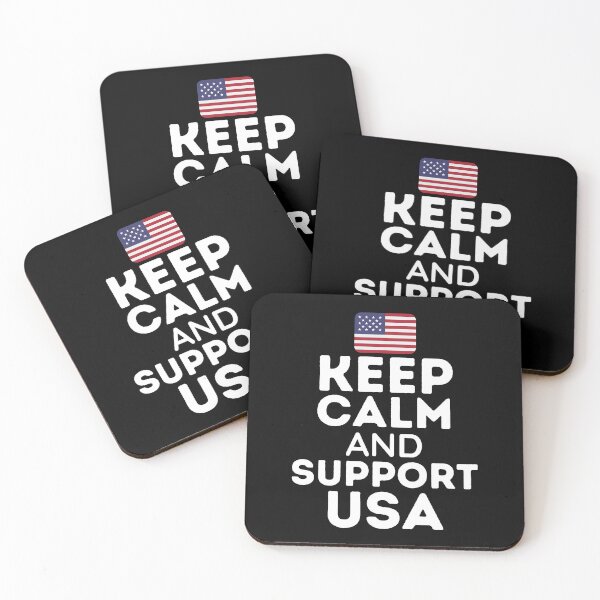 Item preview, Keep Calm And Support USA | Football World Cup designed and sold by BopleDesigns.