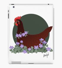 Rhode Island Red and Violets iPad Case/Skin