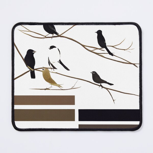 Item preview, bird abstract and colour blocking designed and sold by alxndraai.