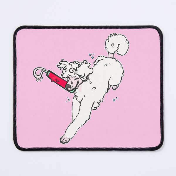 Item preview, Got a Bumper! White Poodle Puppy designed and sold by Sparklepupfaeri.