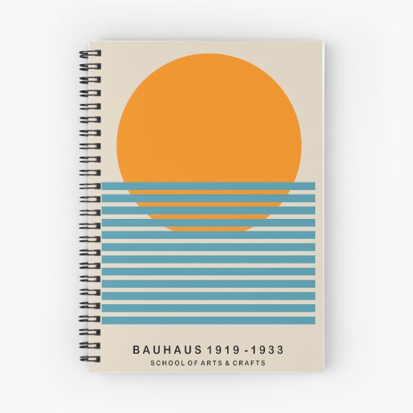 Item preview, Mid Century Sun Bauhaus Poster designed and sold by NicolJay.