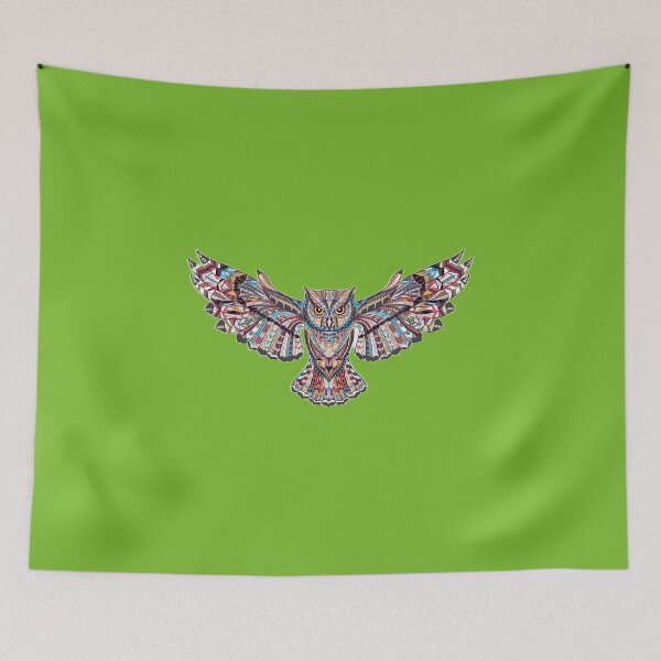 Item preview, Flying colored owl for bird and owl lovers designed and sold by S888.