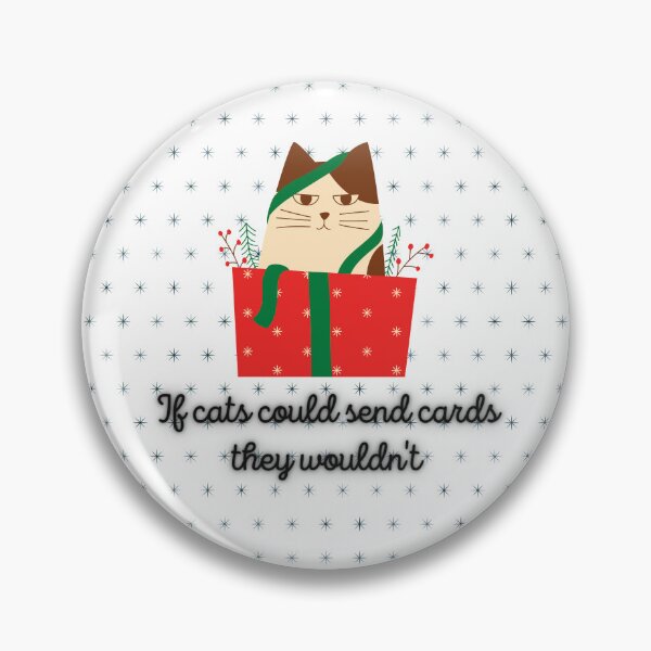 Item preview, If cats could send cards they wouldn't - Grumpy Cat Christmas designed and sold by Nepaz-Designs.