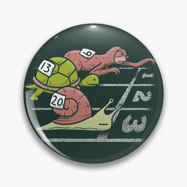 Item preview, Funny Slow animals race sloth snail and turtle or tortoise designed and sold by abowersock.