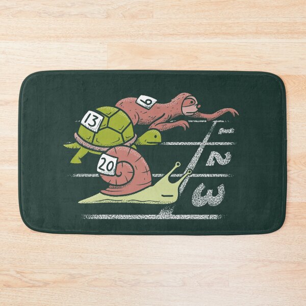 Item preview, Funny Slow animals race sloth snail and turtle or tortoise designed and sold by abowersock.
