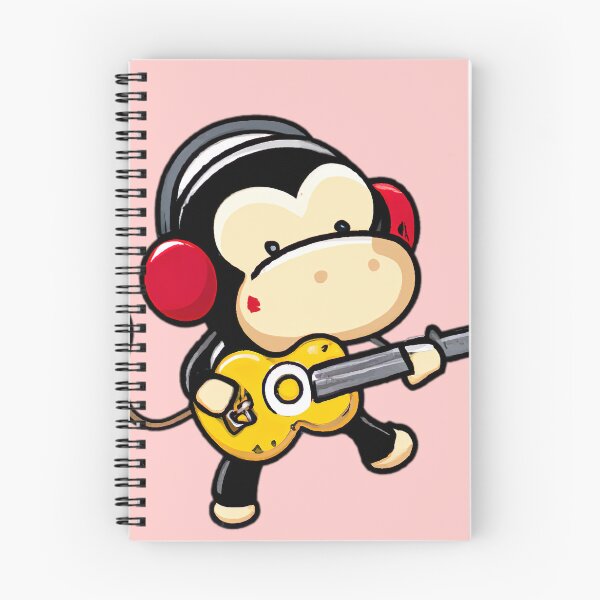 Item preview, sweet monkey playing guitar designed and sold by Sivkon.