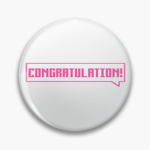 Item preview, Congratulation! - pink designed and sold by Univers Gifts.