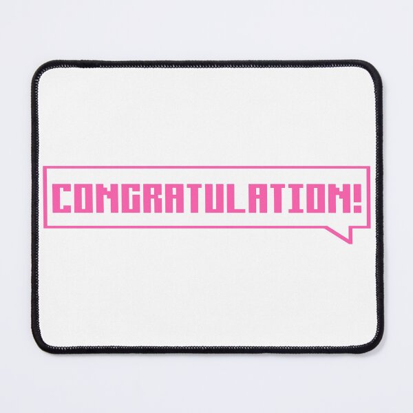 Item preview, Congratulation! - pink designed and sold by Univers Gifts.
