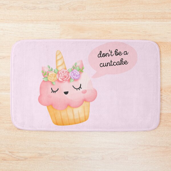 Item preview, Don't Be A Cuntcake | Cute Kawaii Pink Unicorn Cupcake designed and sold by KinkShoppe.