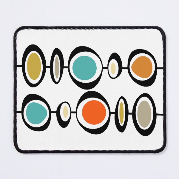 Item preview, Colorful Mid Century Modern Abstract Circles designed and sold by Orchard Berry.