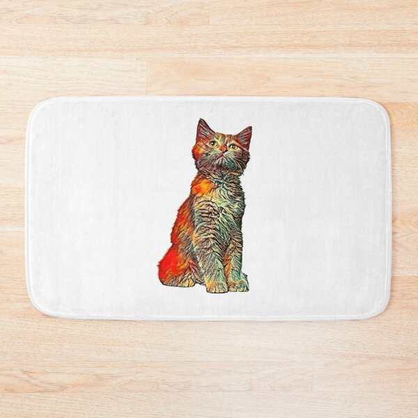 Item preview, Cute little cat - pastel designed and sold by KiziuMiziu ⭐⭐⭐⭐⭐.