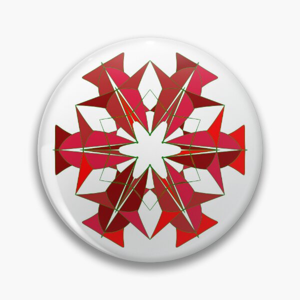 Item preview, Festive snowflake unique design W21 designed and sold by fishpressink.