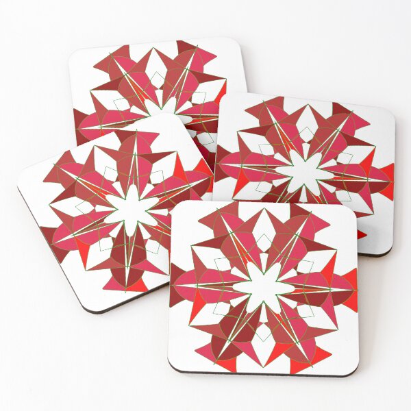 Item preview, Festive snowflake unique design W21 designed and sold by fishpressink.