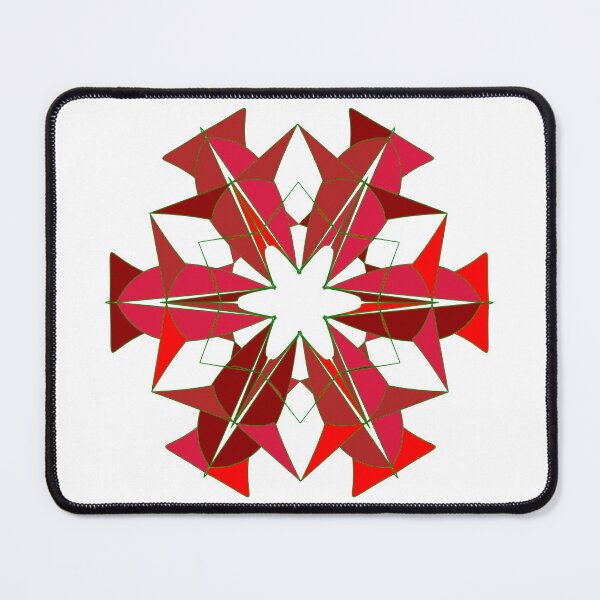 Item preview, Festive snowflake unique design W21 designed and sold by fishpressink.