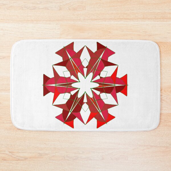 Item preview, Festive snowflake unique design W21 designed and sold by fishpressink.