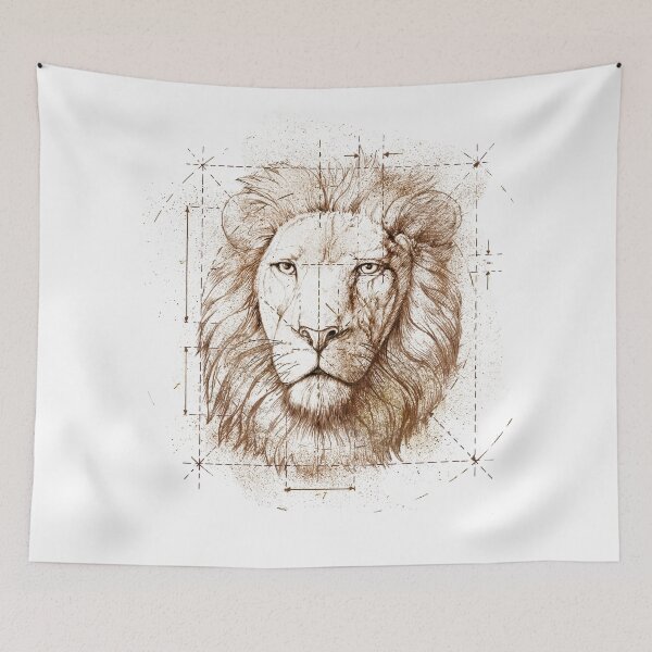Item preview, Lion Drawing, Technical designed and sold by SymbolGrafix.