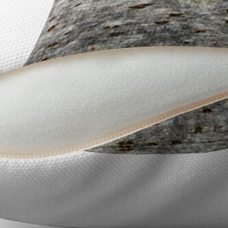 Alternate view of Birch bark Throw Pillow