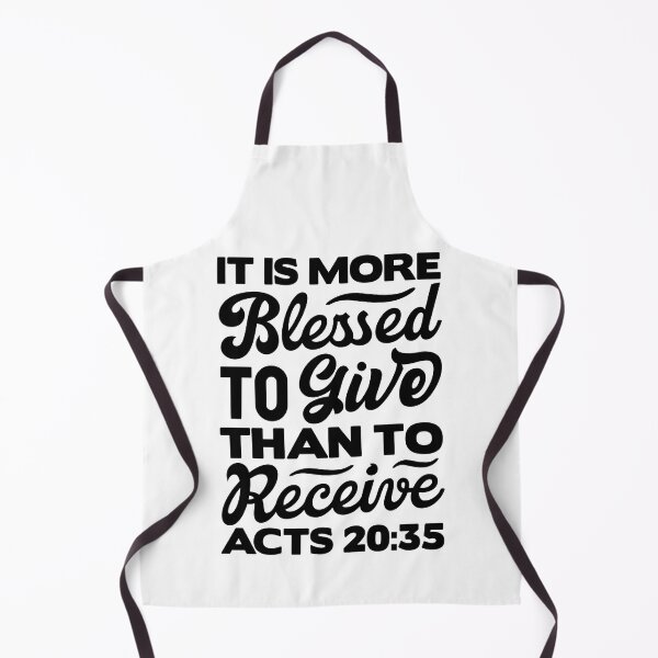 Item preview, It Is More Blessed To Give Than To Receive - Acts 20:35 designed and sold by plushism.