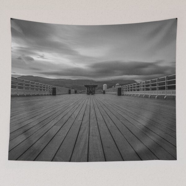 Item preview, Beaumaris Pier (B&W)  designed and sold by LluniauDafyddEm.