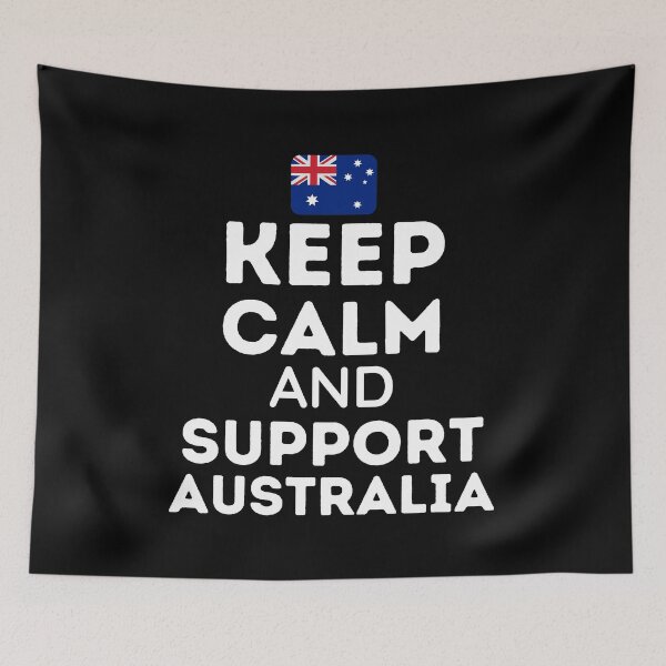 Item preview, Keep Calm And Support Australia | Football World Cup designed and sold by BopleDesigns.