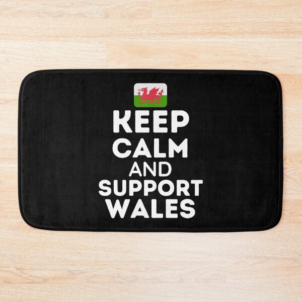 Item preview, Keep Calm And Support Wales | Football World Cup designed and sold by BopleDesigns.