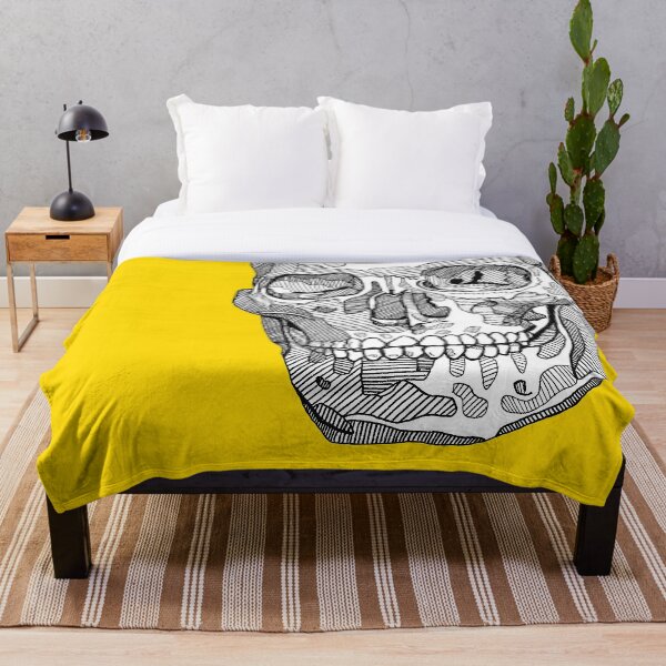 Item preview, Skull Illustration (Yellow) designed and sold by sophiesophs.