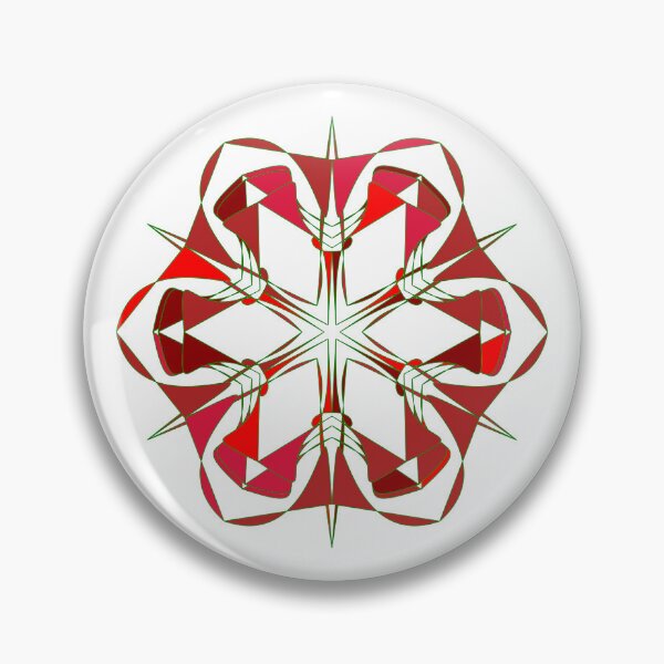 Item preview, Festive snowflake unique design W23 designed and sold by fishpressink.