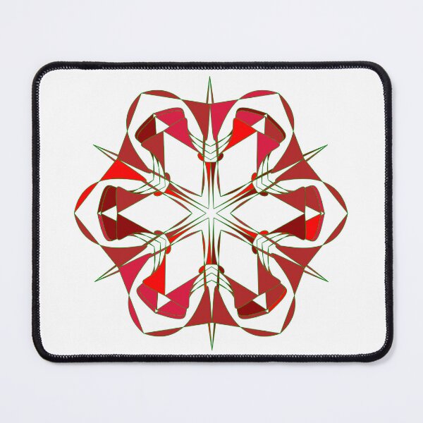 Item preview, Festive snowflake unique design W23 designed and sold by fishpressink.