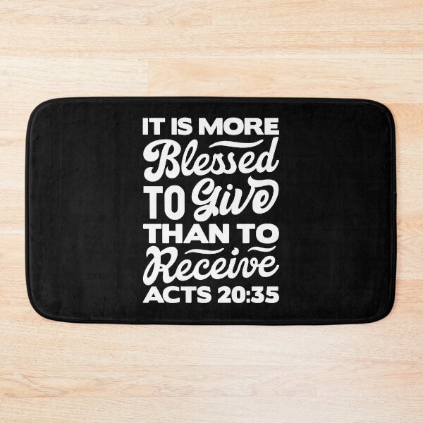 Item preview, It Is More Blessed To Give Than To Receive - Acts 20:35 designed and sold by plushism.
