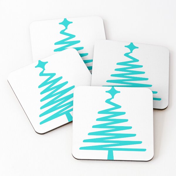Item preview, Christmas Line Tree - Teal designed and sold by MiTurn.