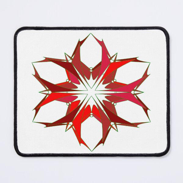 Item preview, Festive snowflake unique design W24 designed and sold by fishpressink.