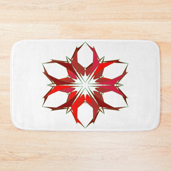 Item preview, Festive snowflake unique design W24 designed and sold by fishpressink.