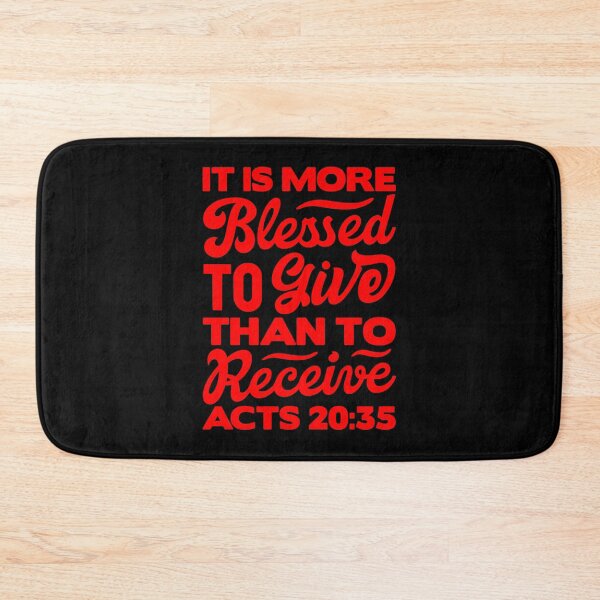 Item preview, It Is More Blessed To Give Than To Receive - Acts 20:35 designed and sold by plushism.